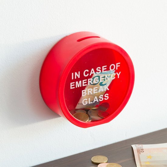 Emergency piggy bank