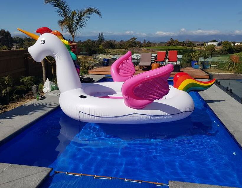 Inflatable Unicorn Pool Floats for up to 6 People