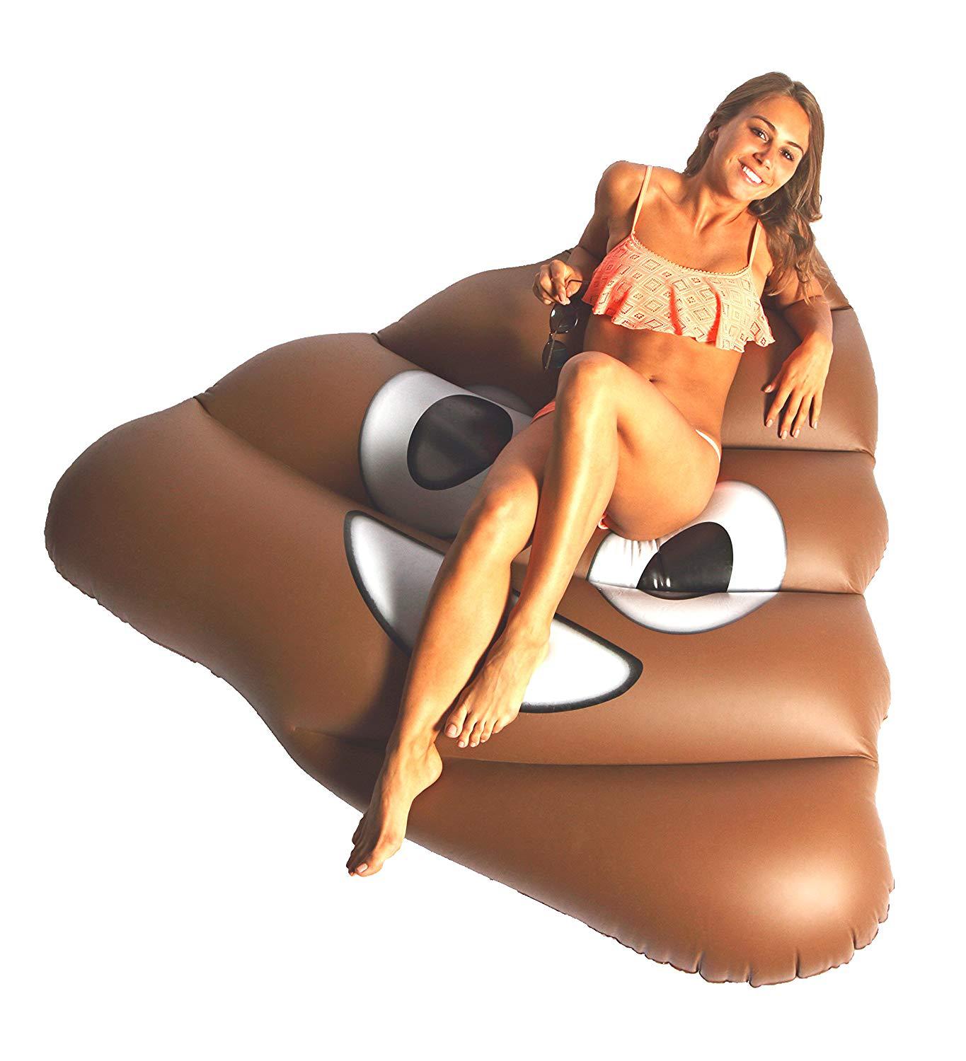 Poop Emoji Pool Float