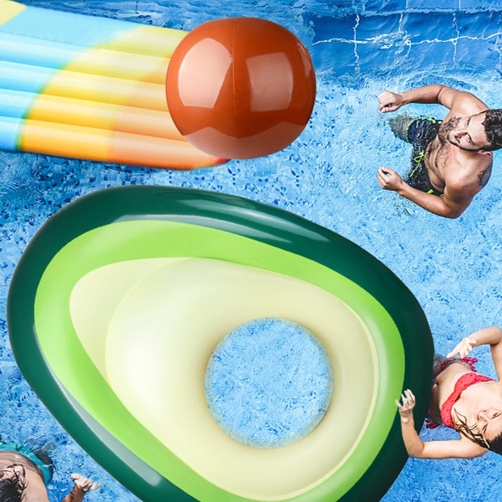 giant avocado swim ring pool float