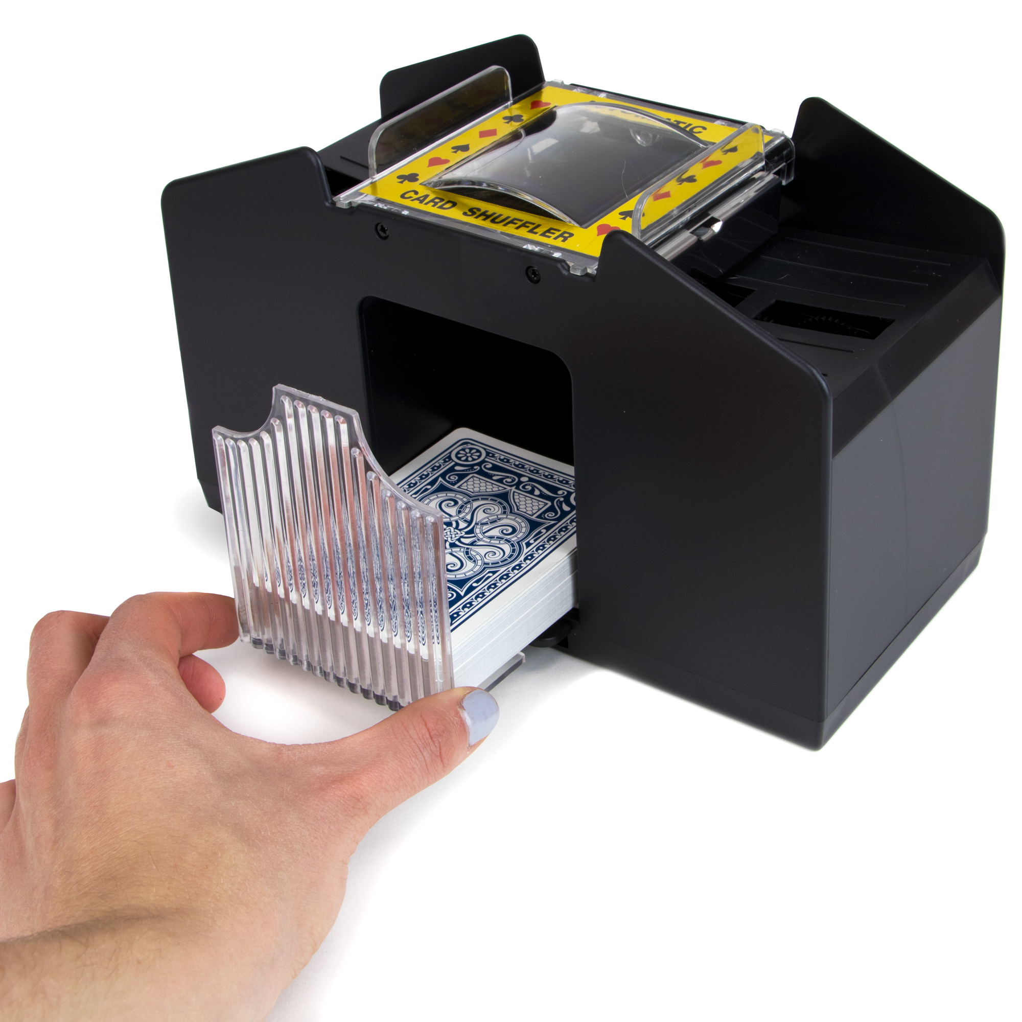 4 DECK CARD SHUFFLER  