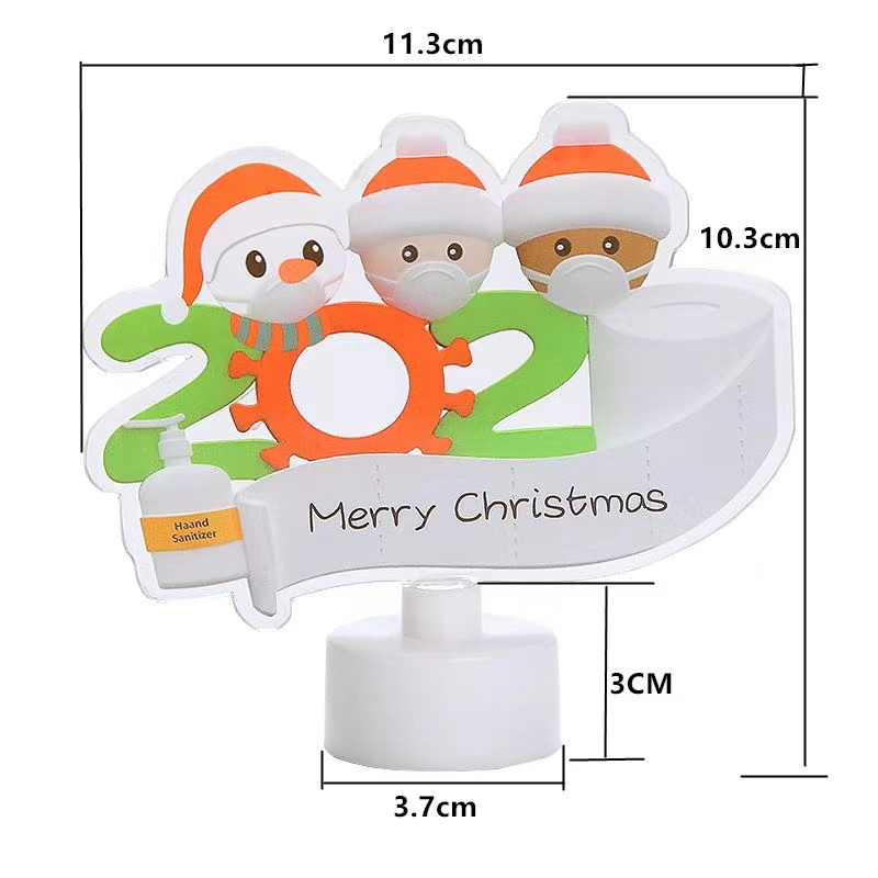 LED Covid Christmas 2020 Ornaments