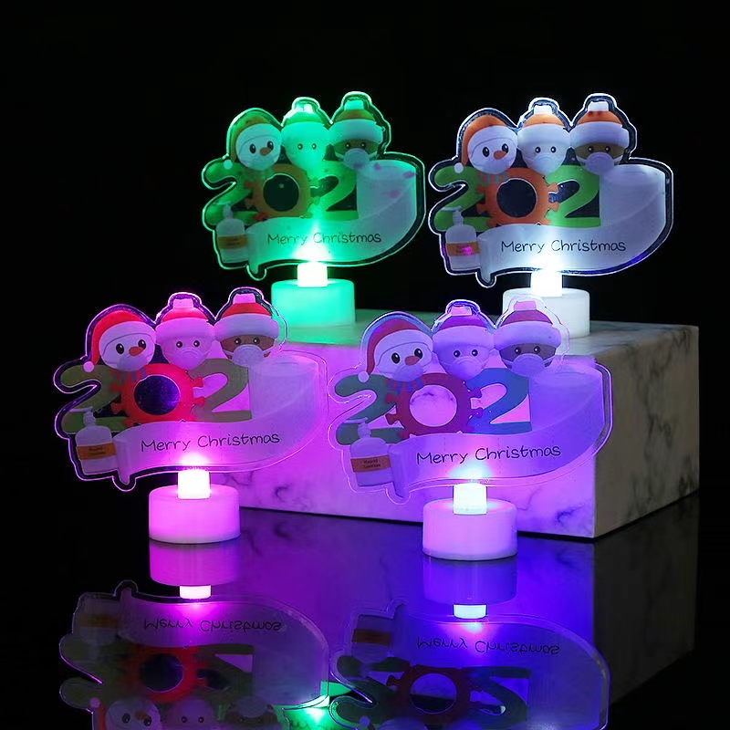 LED Covid Christmas 2020 Ornaments