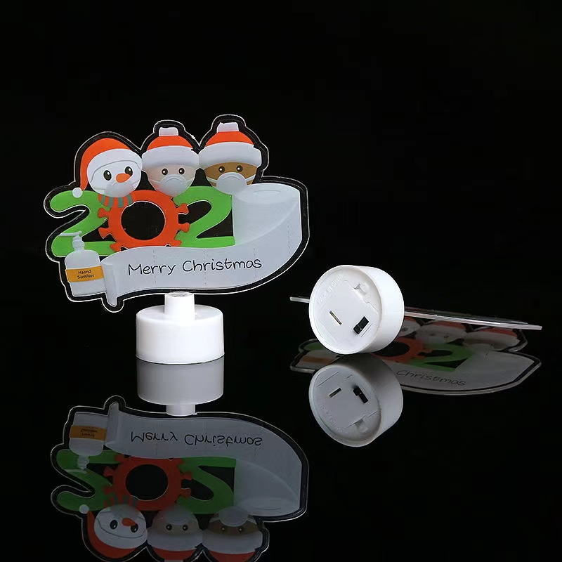 LED Covid Christmas 2020 Ornaments