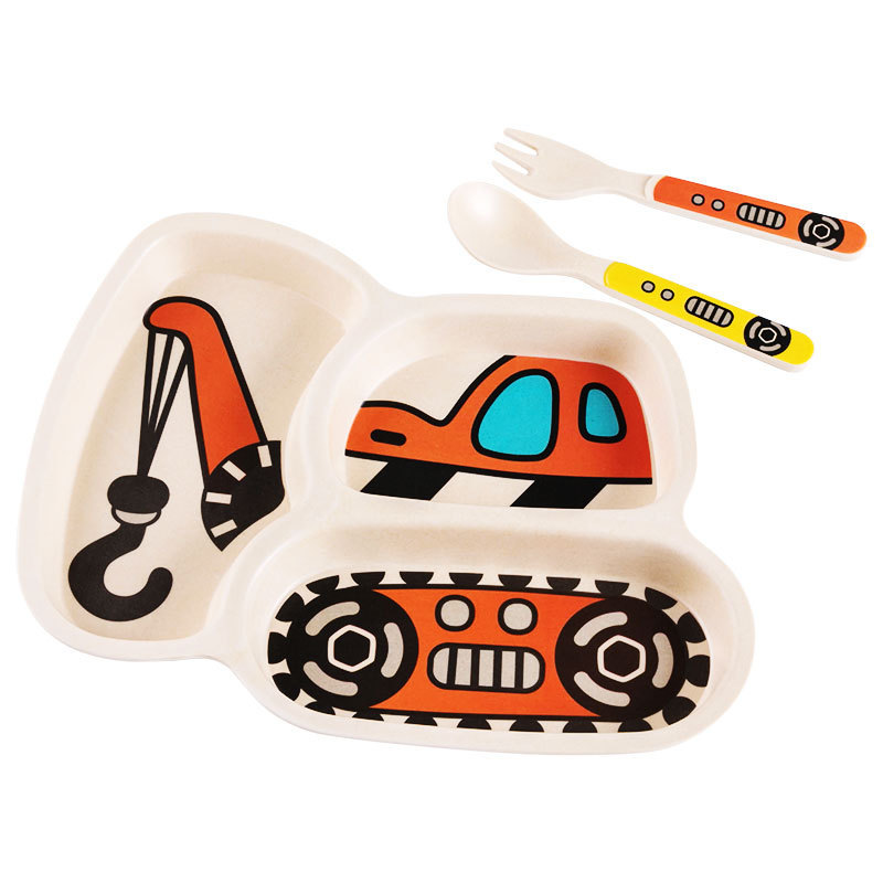 Bamboo Fiber Kids Tableware
