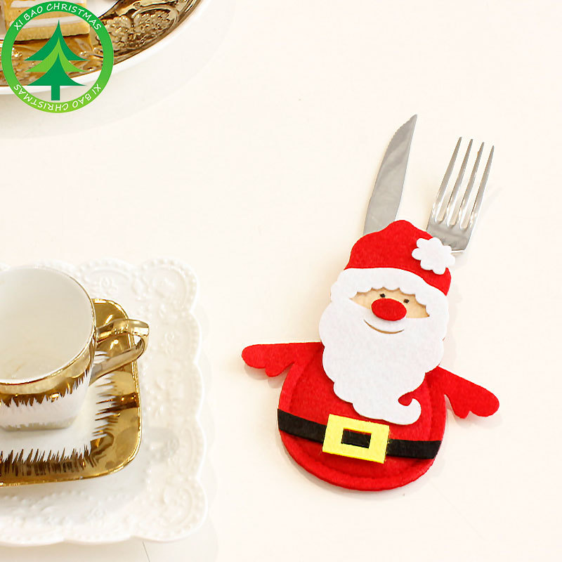 Christmas Santa Hat Cutlery Holder 