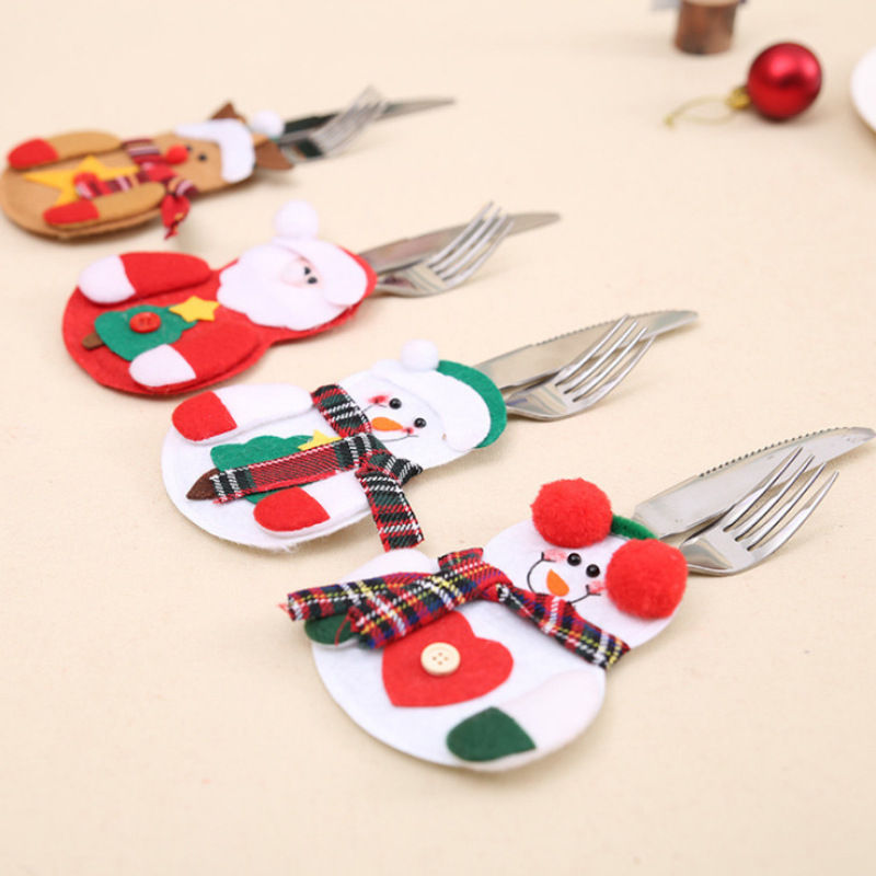 Christmas Santa Hat Cutlery Holder 