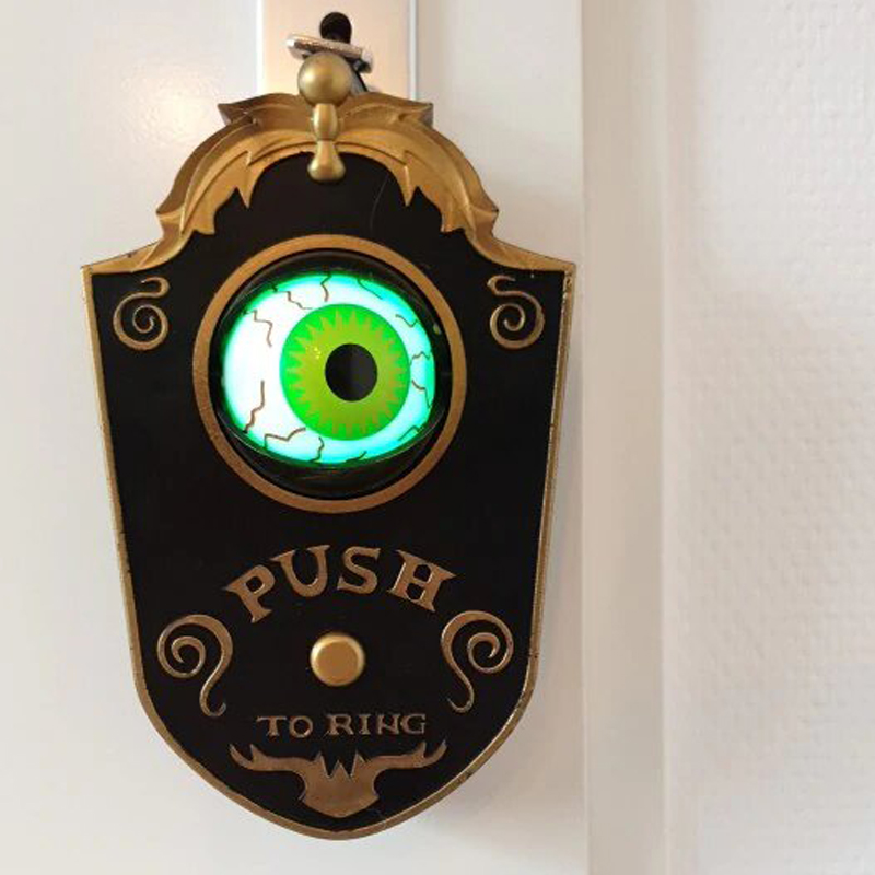 creepy eyeball doorbell