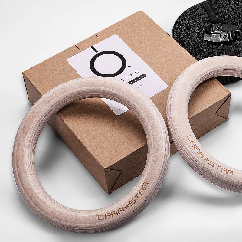 Wood Gymnastic Rings 