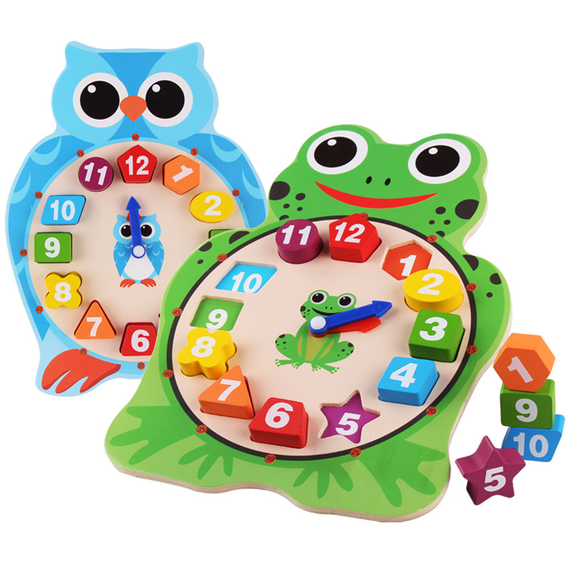 Wooden Clock Toy