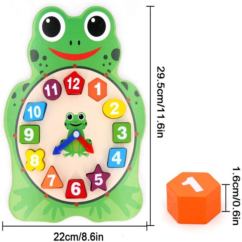 Wooden Clock Toy