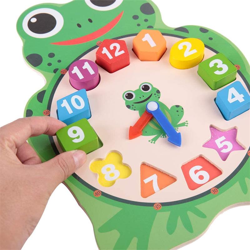 Wooden Clock Toy