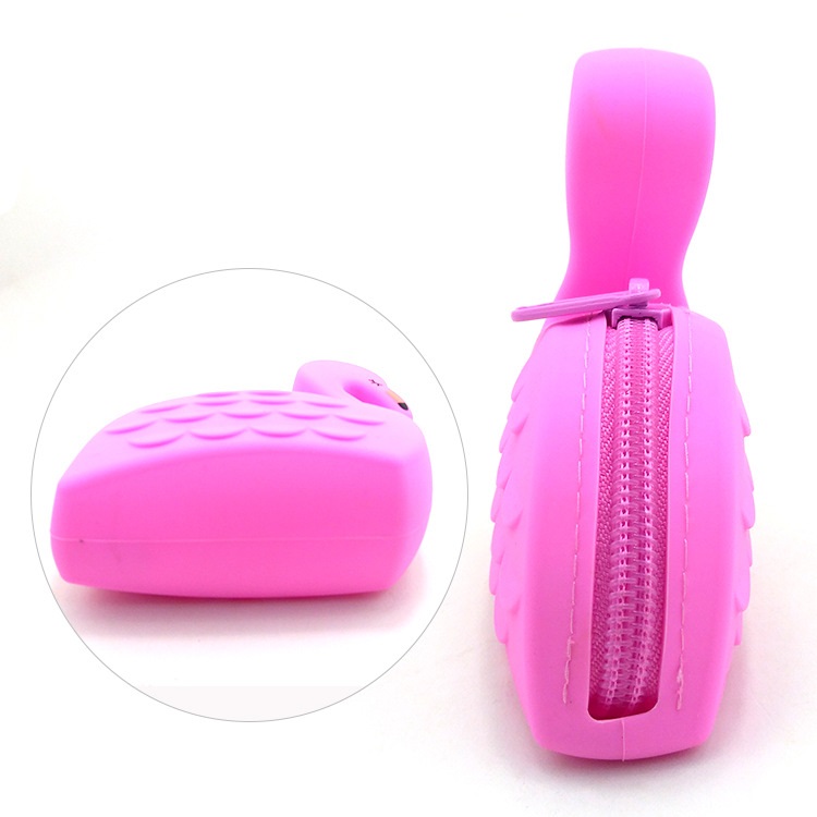 Silicone Flamingo wallet