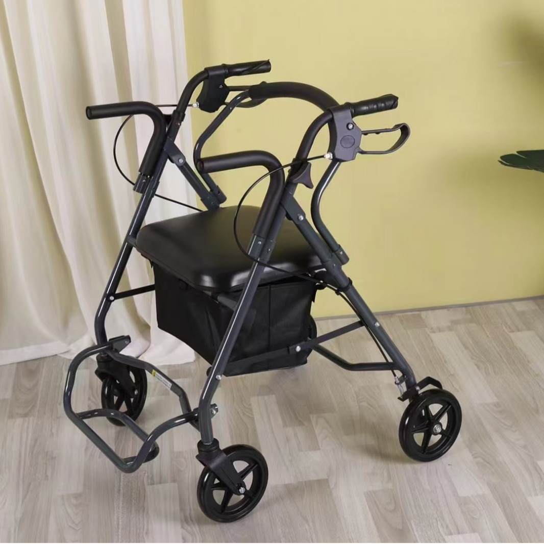 Folding Aluminum Mobility Rollator Walker